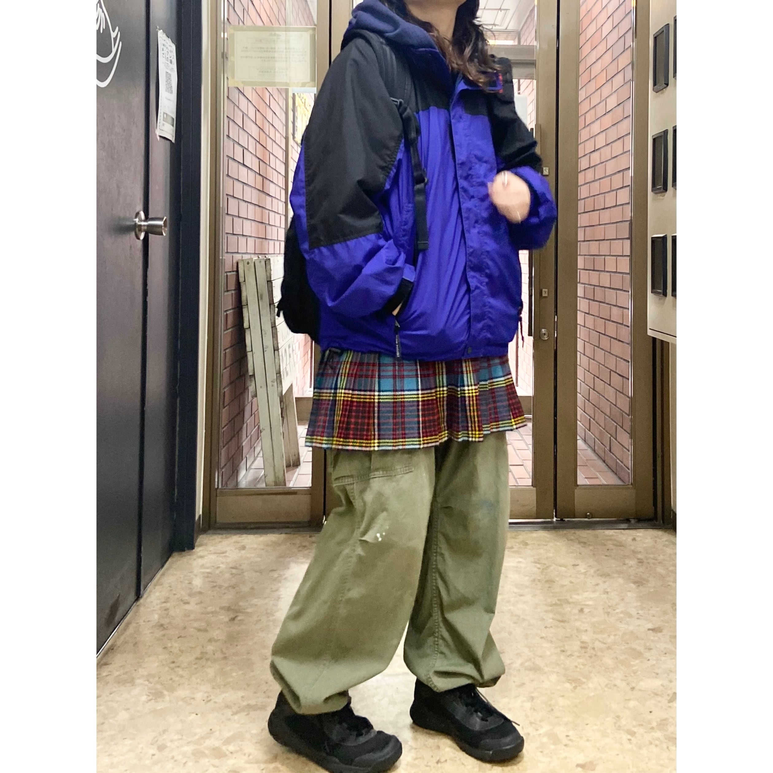 90s THE NORTH FACE ノースフェイス ナイロン フーデッドジャケット