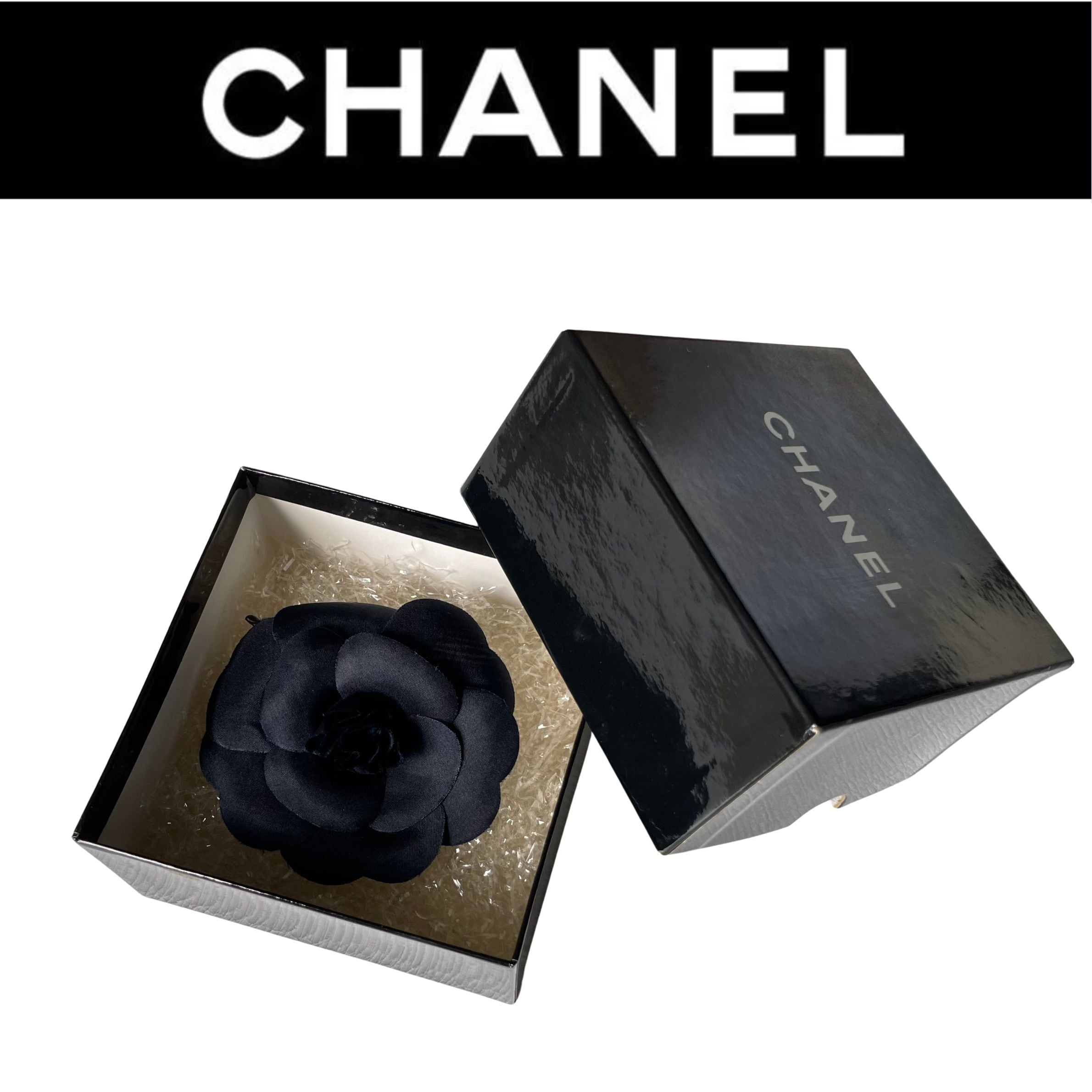 CHANEL シャネル カメリア コサージュ ブローチ ネイビー 濃紺 | brand-one