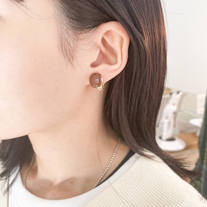 \期間限定1000円ポッキリ/【ネコポス便】イヤリング ビーンズイヤリング 合金 女性 大人 アクセ アクセサリー 1113