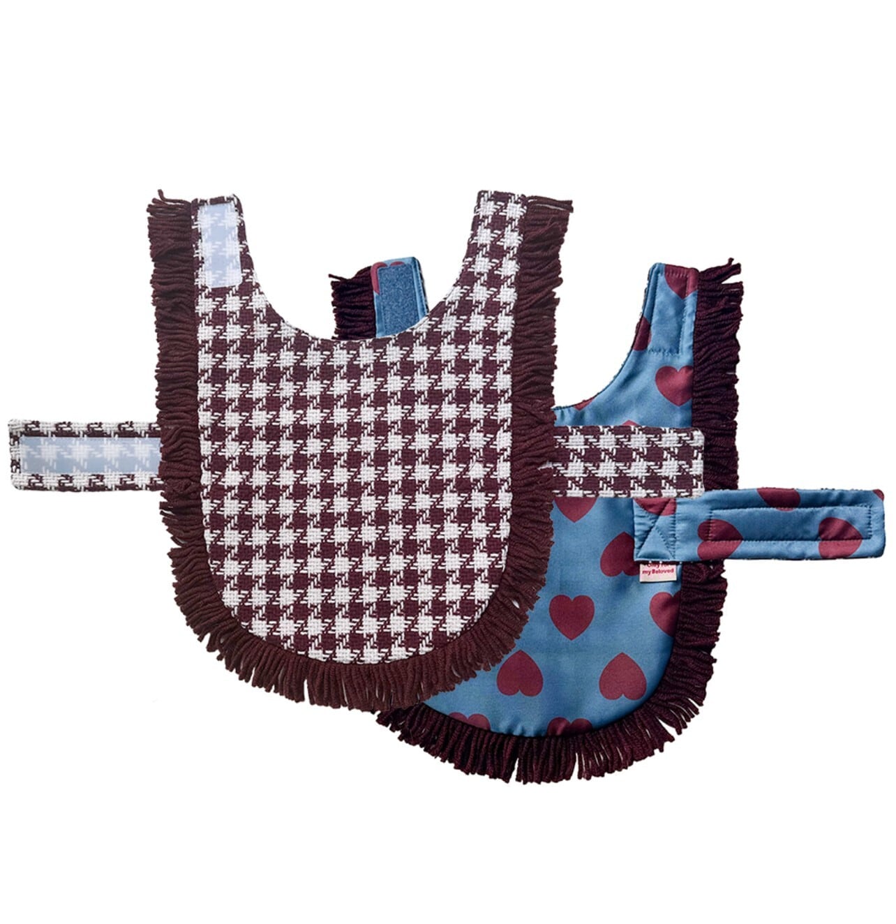 即納【noonoosoom】Love Check Poncho