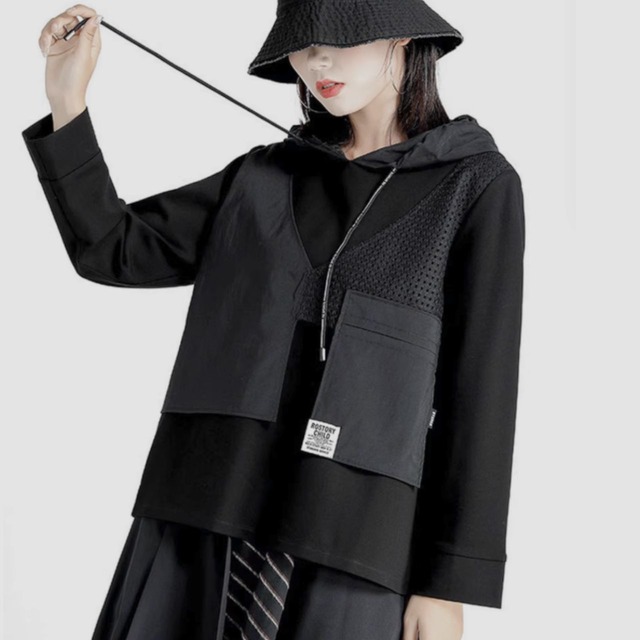 Switchable cloth design hoodie C0630