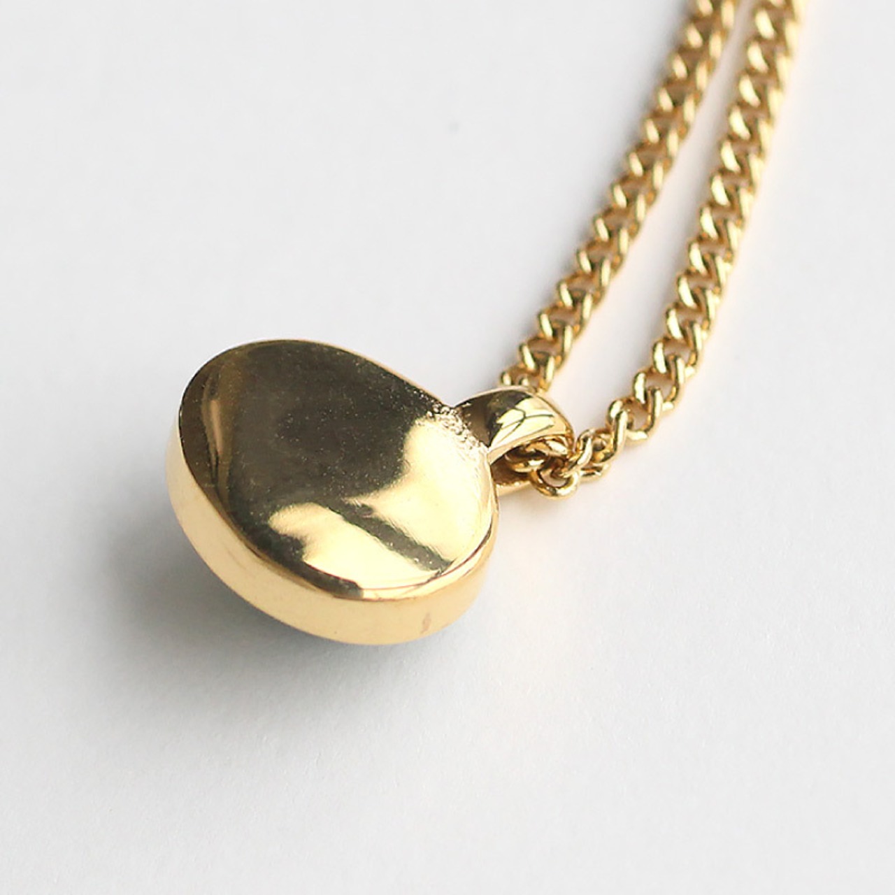 【ネコポス便】ネックレス 天然石ペンダントネックレス 金属アレルギー ステンレス 　1860