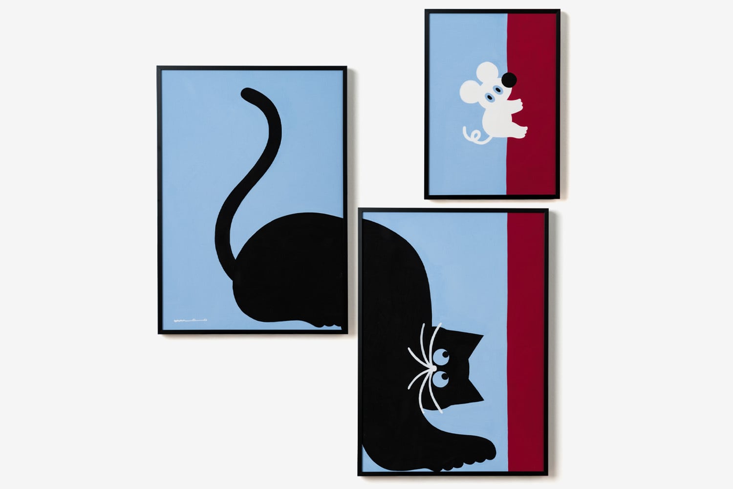 会場売約済】umao 原画作品P CAT 3枚組 | TOKYO PiXEL. shop & gallery