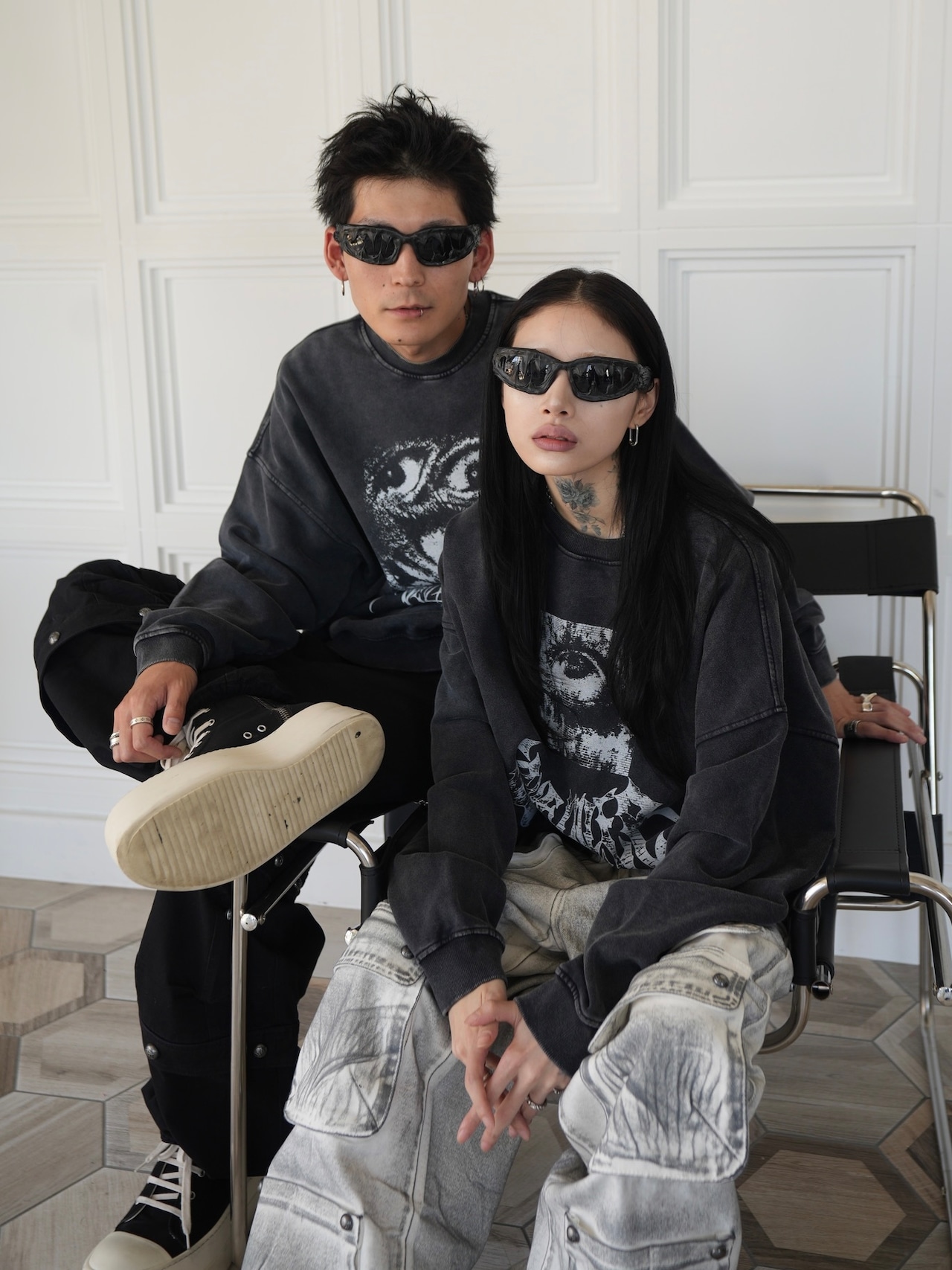 【LOVE KILLER】Eye Graphic logo sweat by ruptivey Ver.2