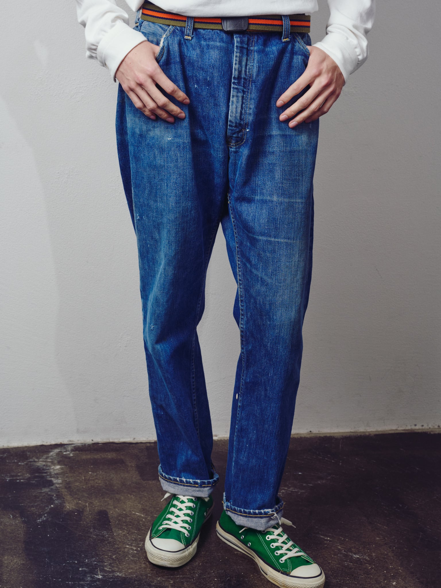 濃紺】50s FOREMOST special vintage denim made in USA 実寸W36 50