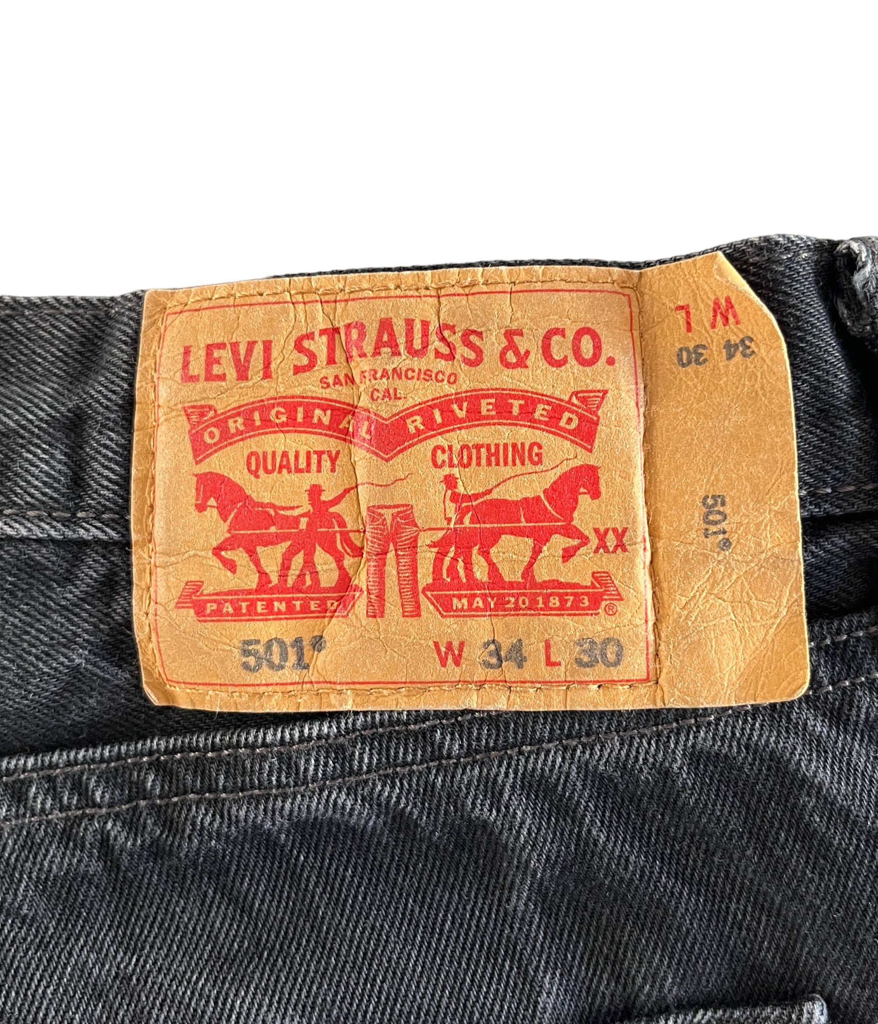 Used 34inch Levi's 501 black denim pants | BEGGARS BANQUET公式通販サイト 古着・ヴィンテージ