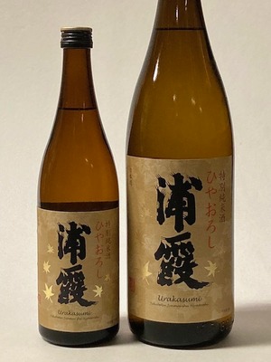浦霞ひやおろし特別純米酒 1.8ℓ