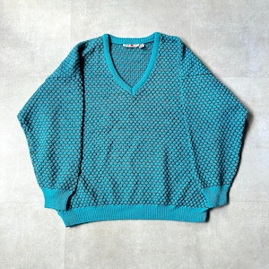 1980s V NECK KNIT