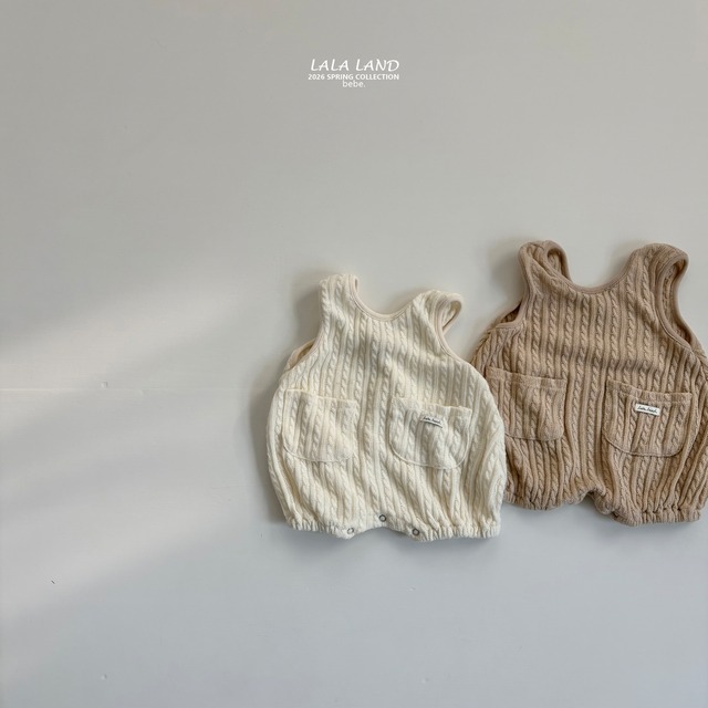 【予約】b. Cable Knit Suspenders