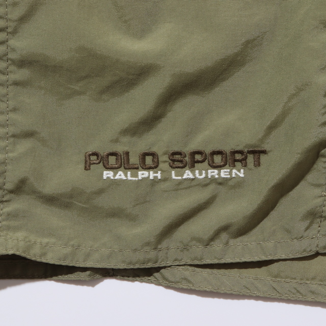 Polo Sport XL 90s カーキ ナイロンショーツ ポロスポーツ 水着