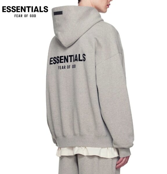 チャコール　FOG ESSENTIALS パーカー  Lサイズ　フーディ