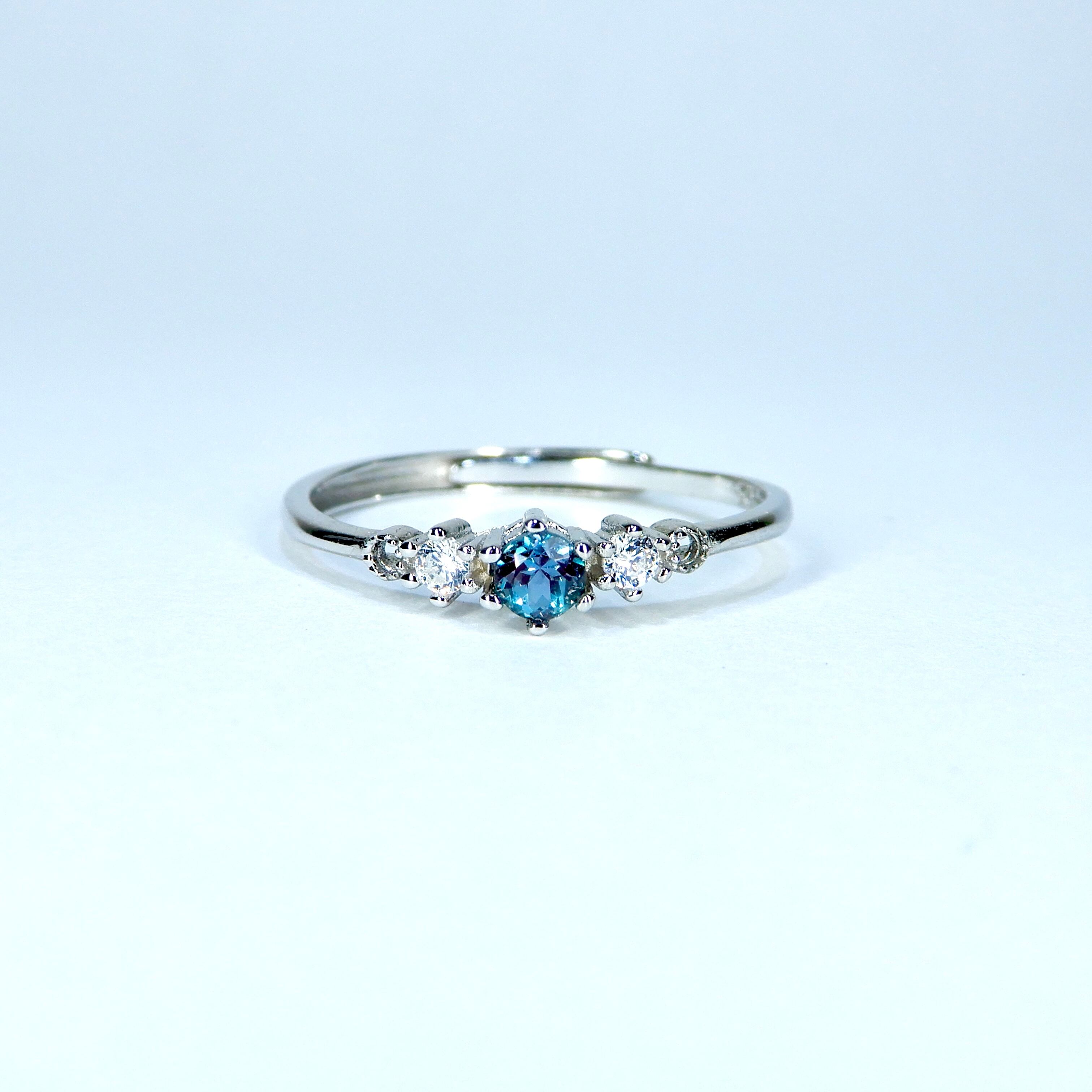 プラいちRing♦︎合成アレキサンドライト♦︎