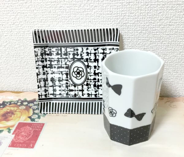 ツイード・カメリア転写紙 ブラック A3サイズ（ポーセリンアート用