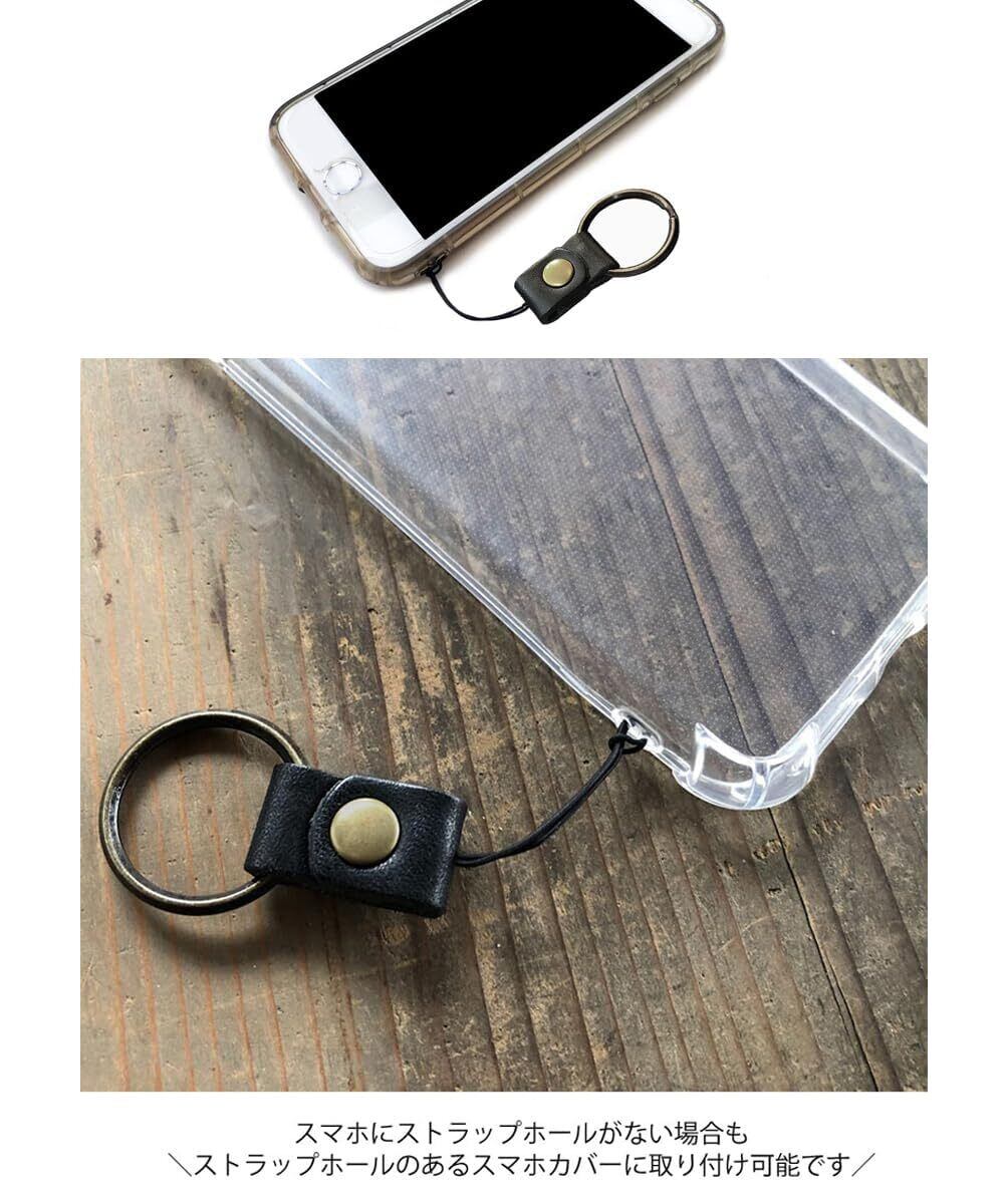 人気商品】[Kiwaza] ネックストラップ スマホショルダーストラップ 革