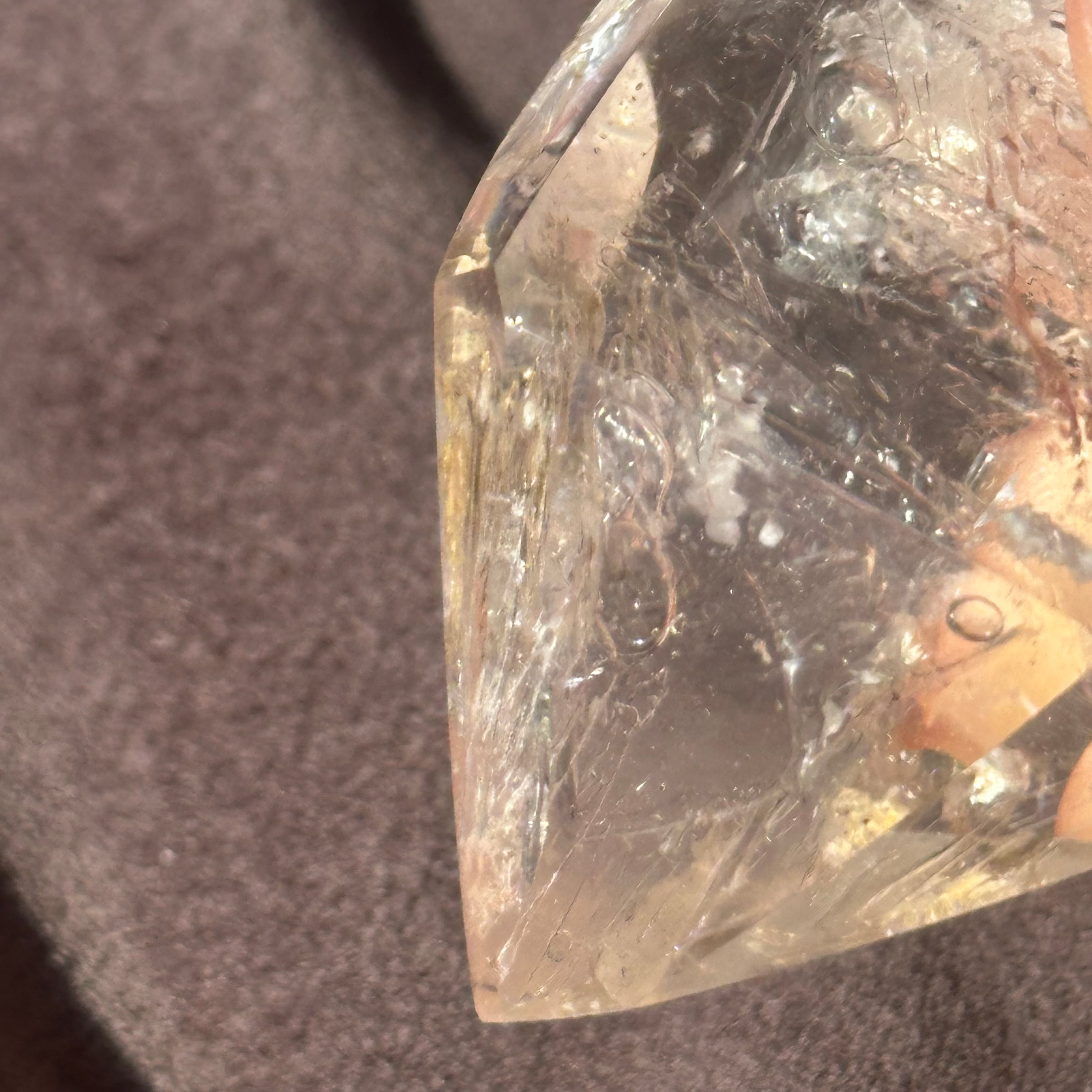 水入り 水晶】ダブル ポイント エンハイドロ クォーツ | s'harmoniser