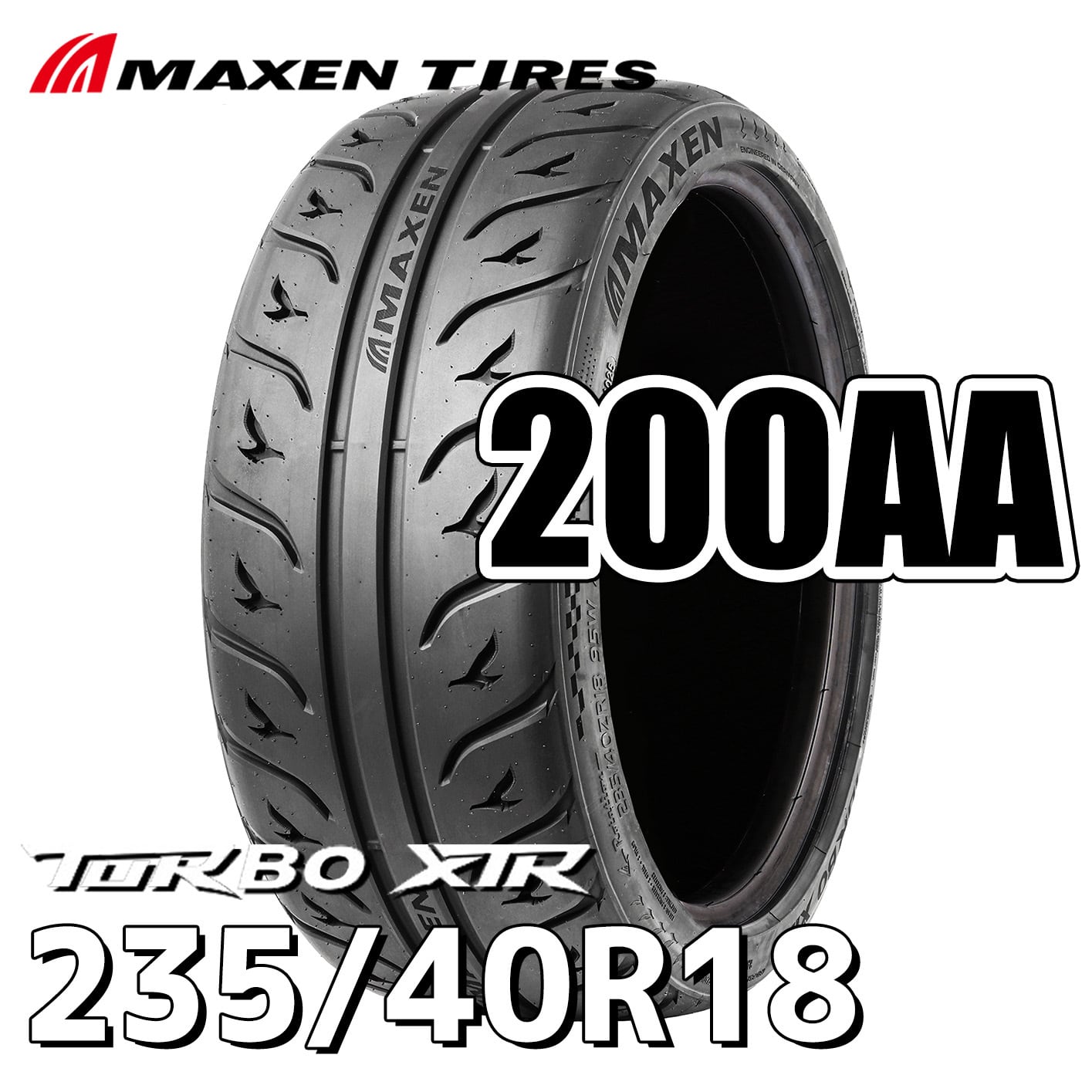 235/40R17 80AA-XTR ドリフトタイヤ MAXEN マクセン TURBO XTR 17