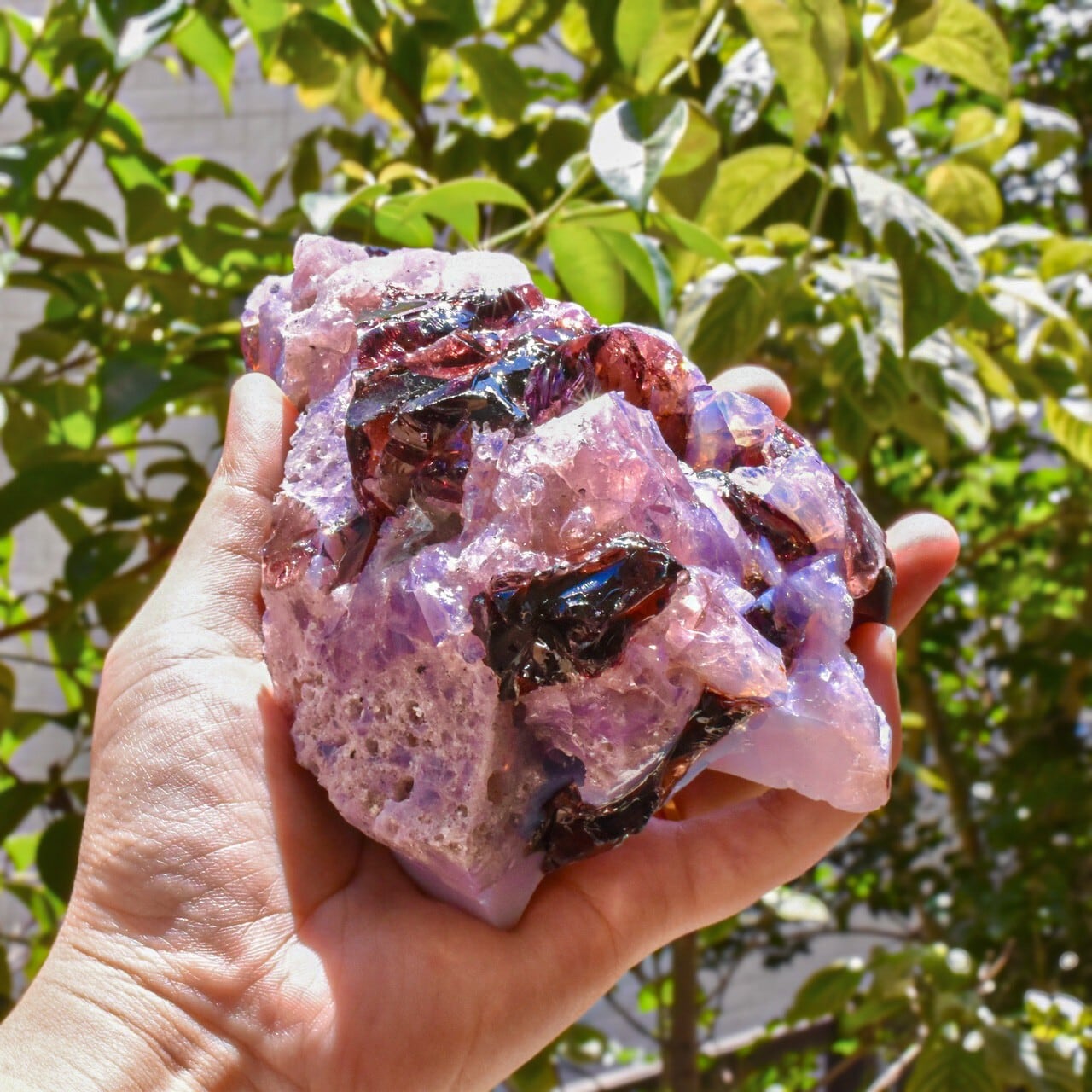 マルチカラー♡母岩付きシエラネバダ産アンダラクリスタル-日本別注