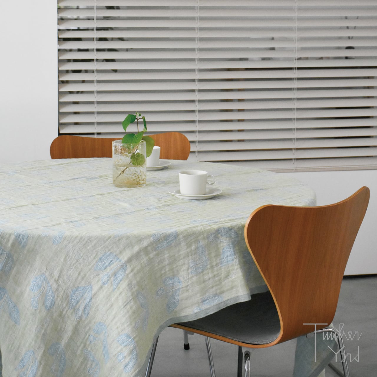 【極美品】ミナペルホネン 夏ブランケット minä perhonenコラボ】KESÄKUKKA ブランケット / lime-lightblue