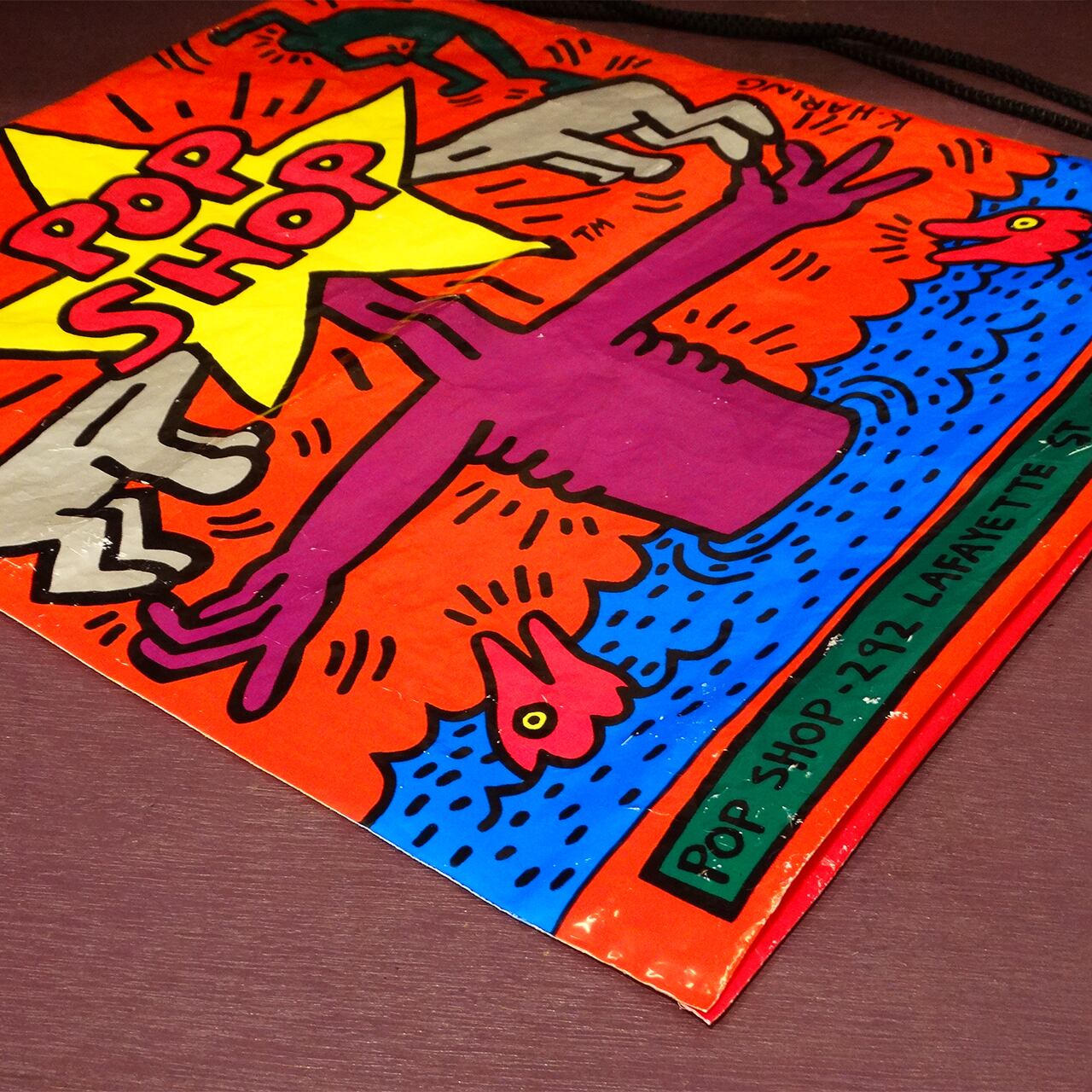 キース・ヘリング（Keith Haring）ショッパー　ビンテージ キース・ヘリング（Keith Haring）ショッパー ビンテージ 【公式通販】