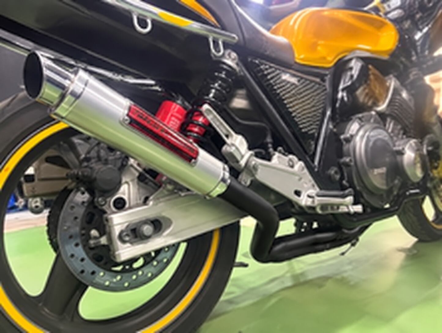 CB400SF NC39【飛燕外伝】 4-2-1オリジナルマフラー ブラック