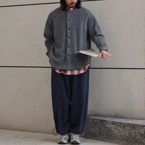 Fleece nocolor cardigan 0366