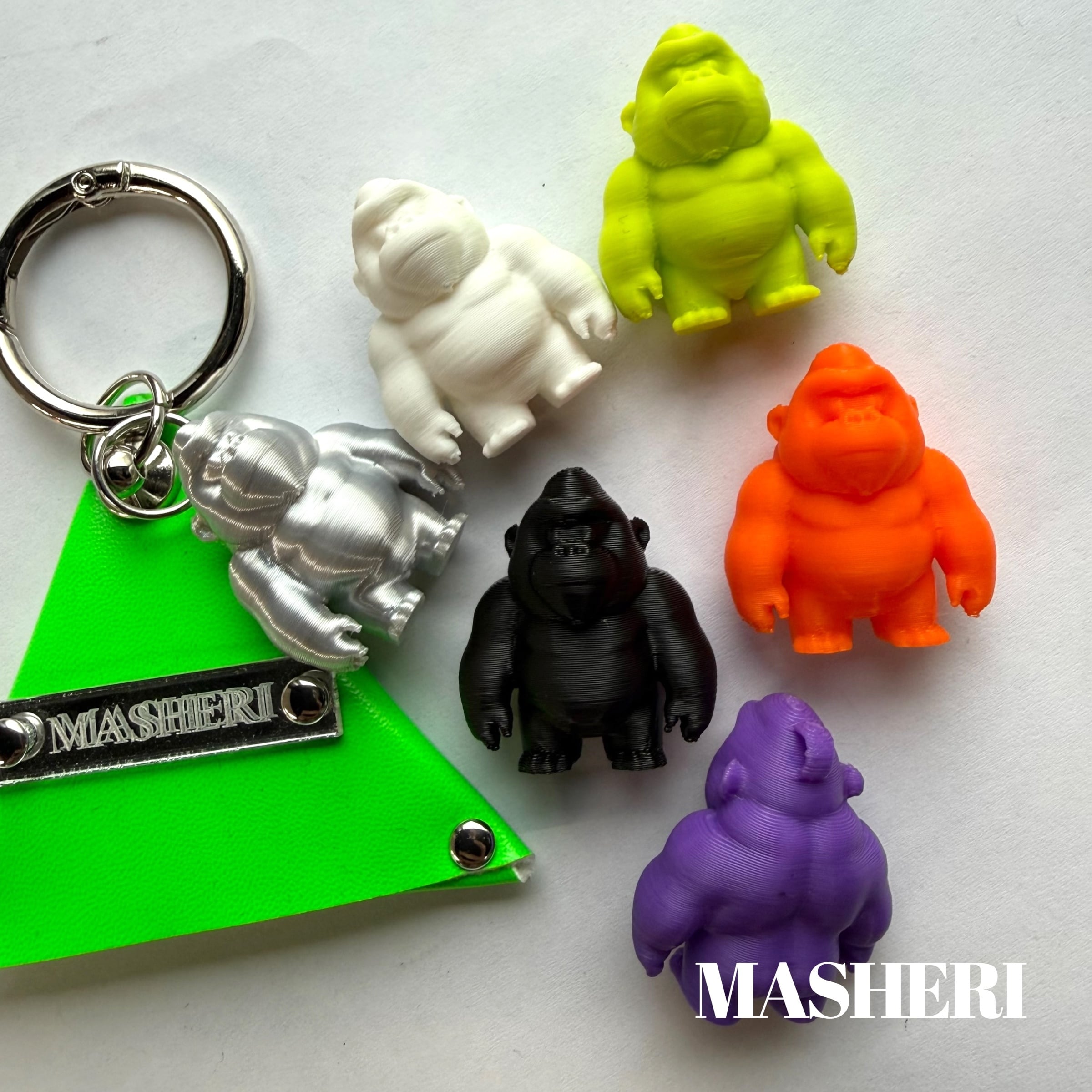 ゴリラ　アメジスト　ジャスパー共生　92g ユニーク newカラー登場2p大ゴリラ | MASHERI partsshop