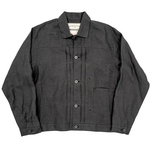WORKERS(ワーカーズ)~213 Linen Jacket Charcoal Linen~