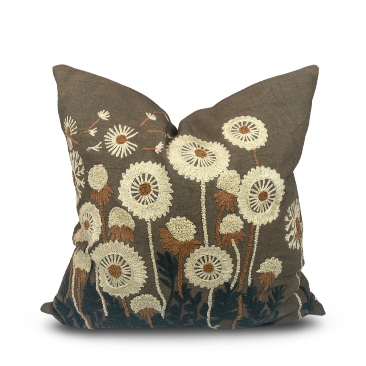 CUSHION COVER ALBIDUM（クッションカバー　北欧　柄：タンポポ）