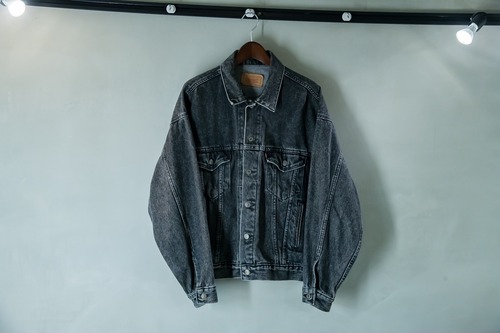 levis 70507-4858 先染めブラックデニムジャケット