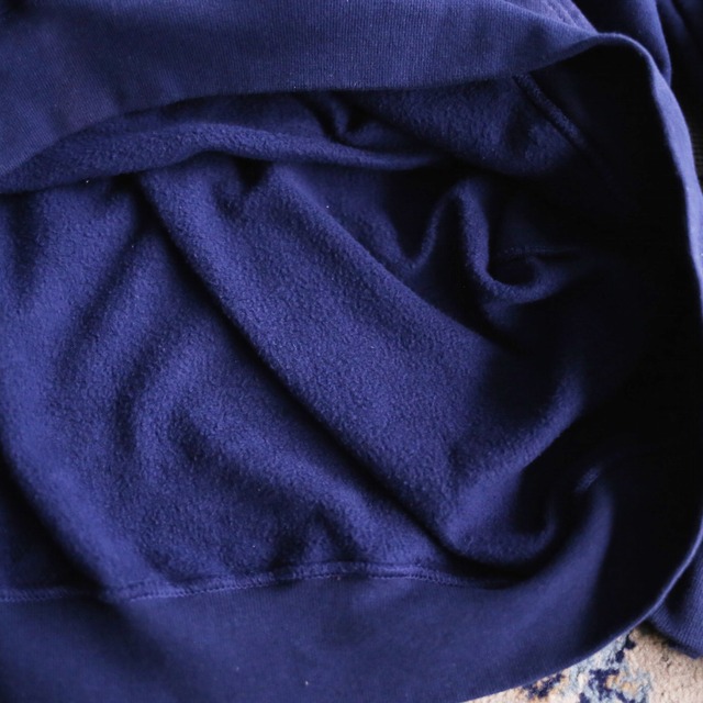 "Carhartt" super over size navy sweat parka