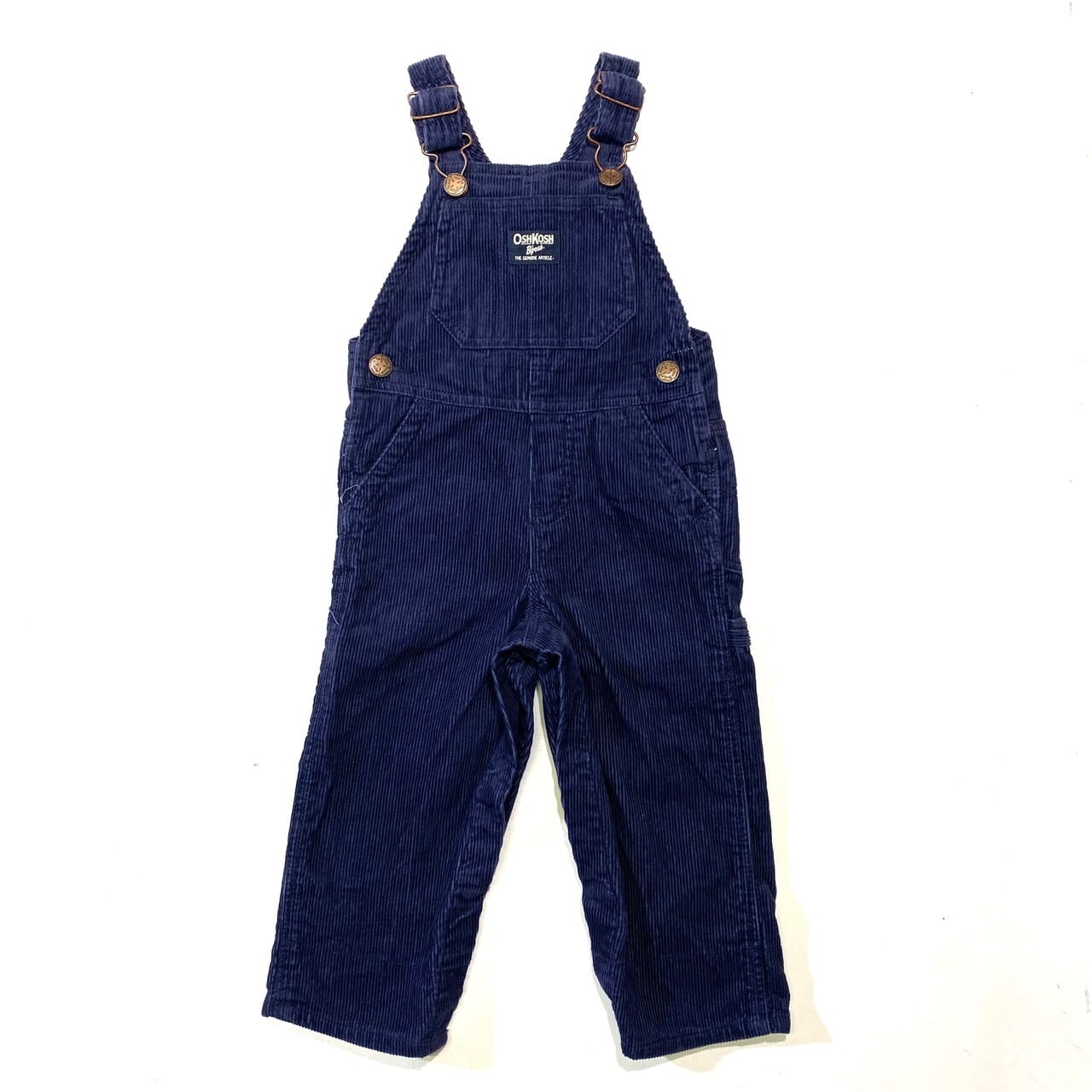 【kids】オシュコシュ コーデュロイ オーバーオール キッズ18M 90?相当 古着 ロンパース ベビー服 子供服 OSHKOSH ネイビー  紺【オーバーオール】【WS2201】 | cave 古着屋【公式】古着通販サイト