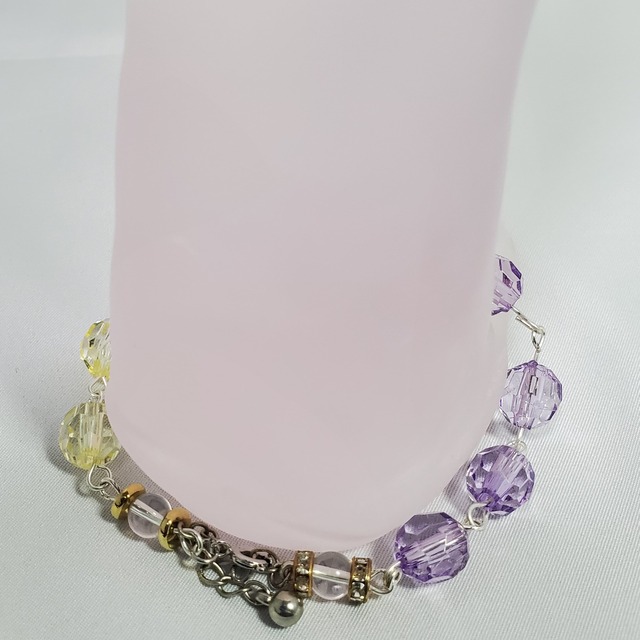 女性の事業化にお勧めのブレスレット　（シトリン・ガーネット）