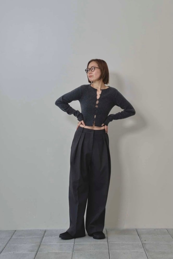 TODAYFUL Tuck Wide Trousers ブラック36 Tuck Wide Trousers(36 BLACK): TODAYFUL: WOMENS｜ STUDIOUS