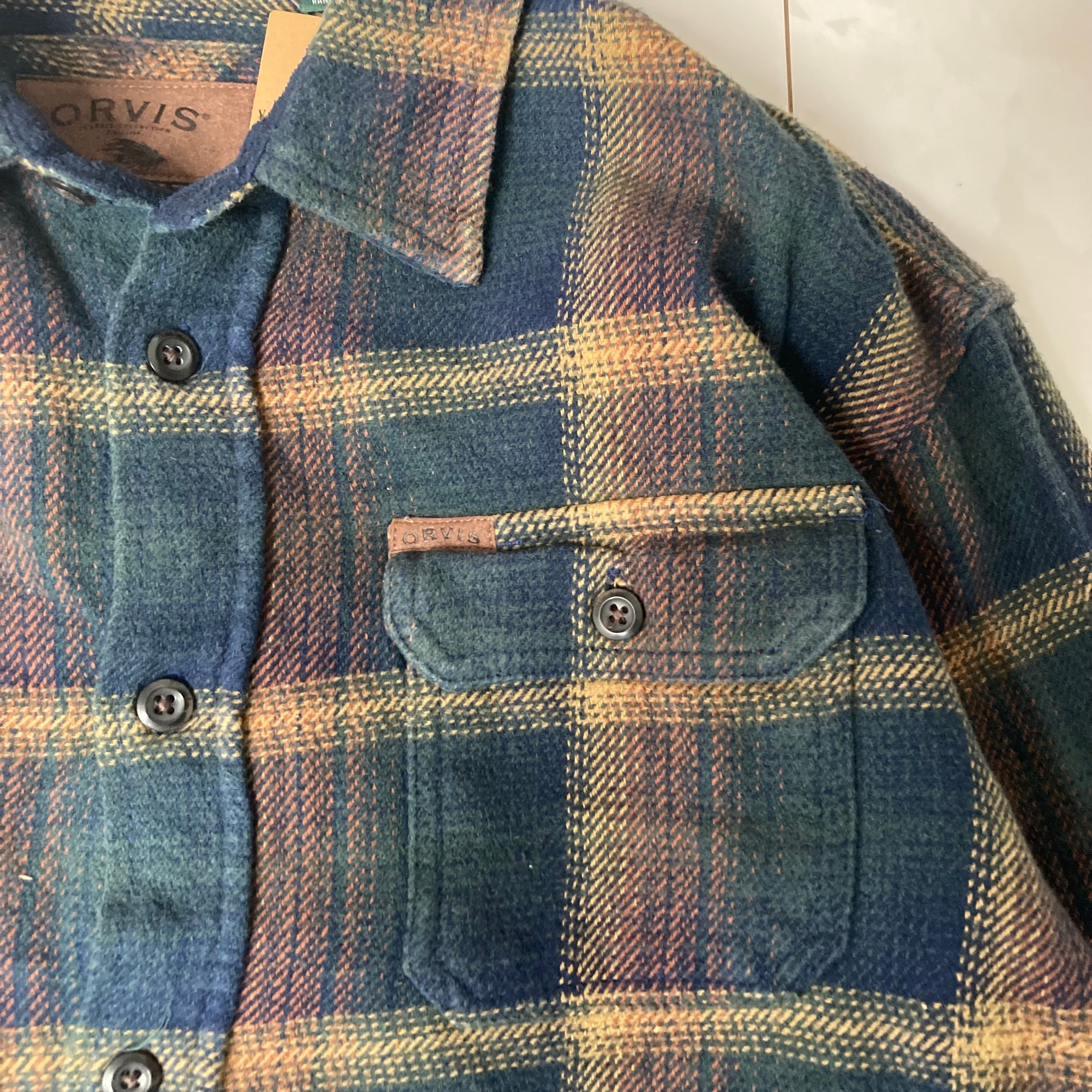 リメイク】ORVIS 短丈ネルシャツ XL チェック柄 | 古着屋OLDGREEN リメイク】ORVIS 短丈ネルシャツ XL チェック柄 | 古着屋OLDGREEN