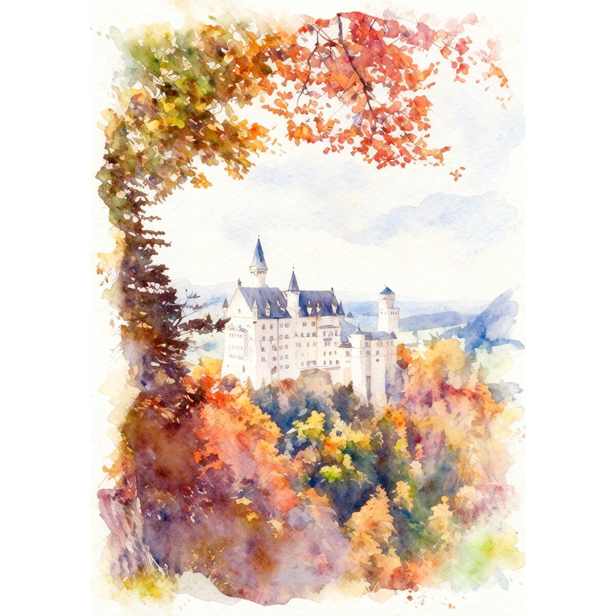 ノイシュバンシュタイン城 | インテリア絵画の専門店 ビッグフィールド