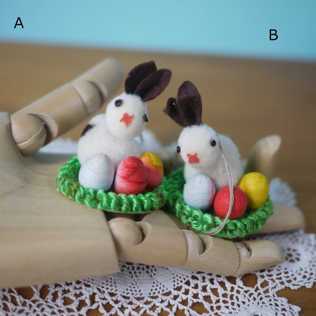 イースターバニー ポンポンウサギと卵 ドイツ