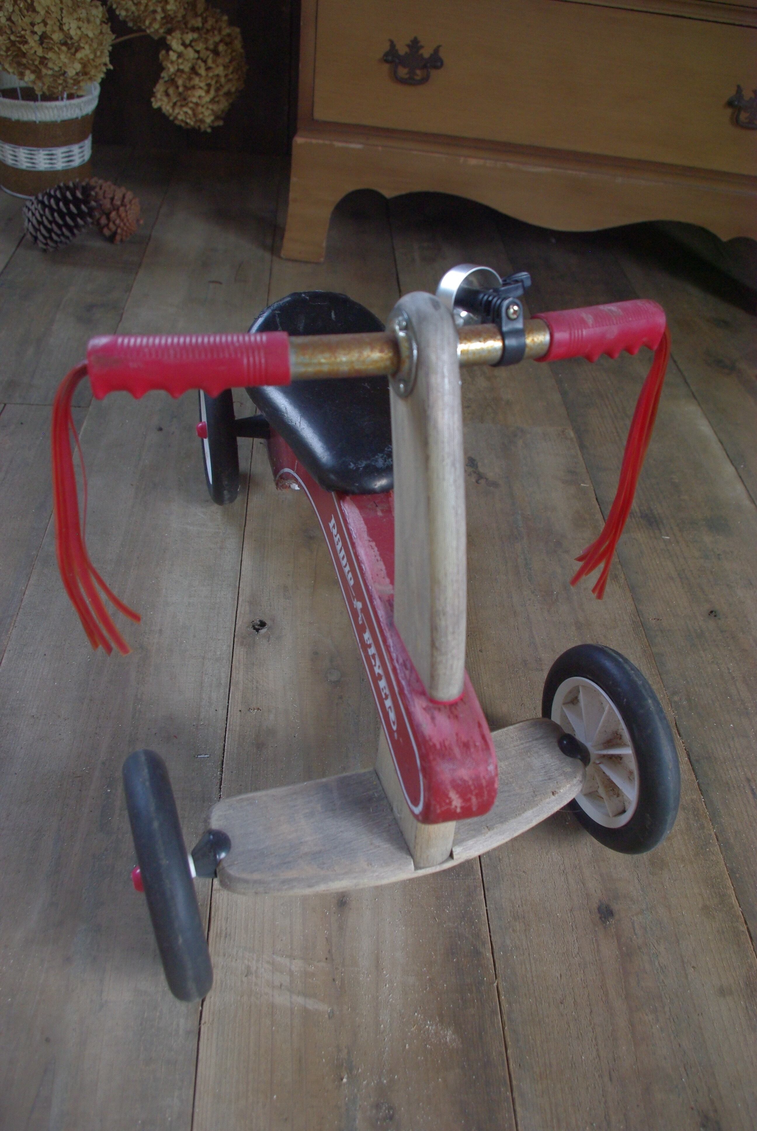 radioflyer tiny trikeレトロな木製四輪車【A-143】 | Antique Style