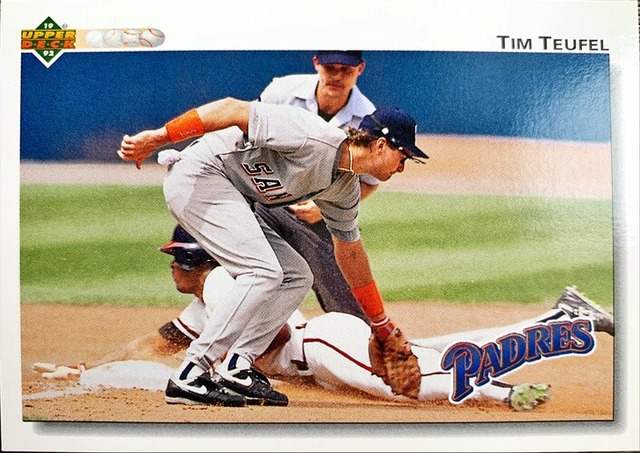 MLBカード 92UPPERDECK Tim Teufel #349 PADRES