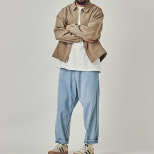 ワイドデニムパンツ N3444　　「ブルーフロウ」