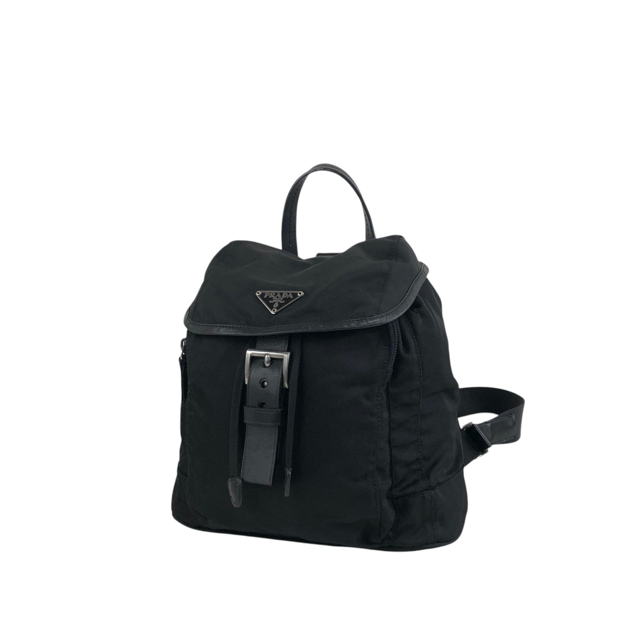PRADA プラダ バックパック ブラック トライアングルロゴ ナイロン