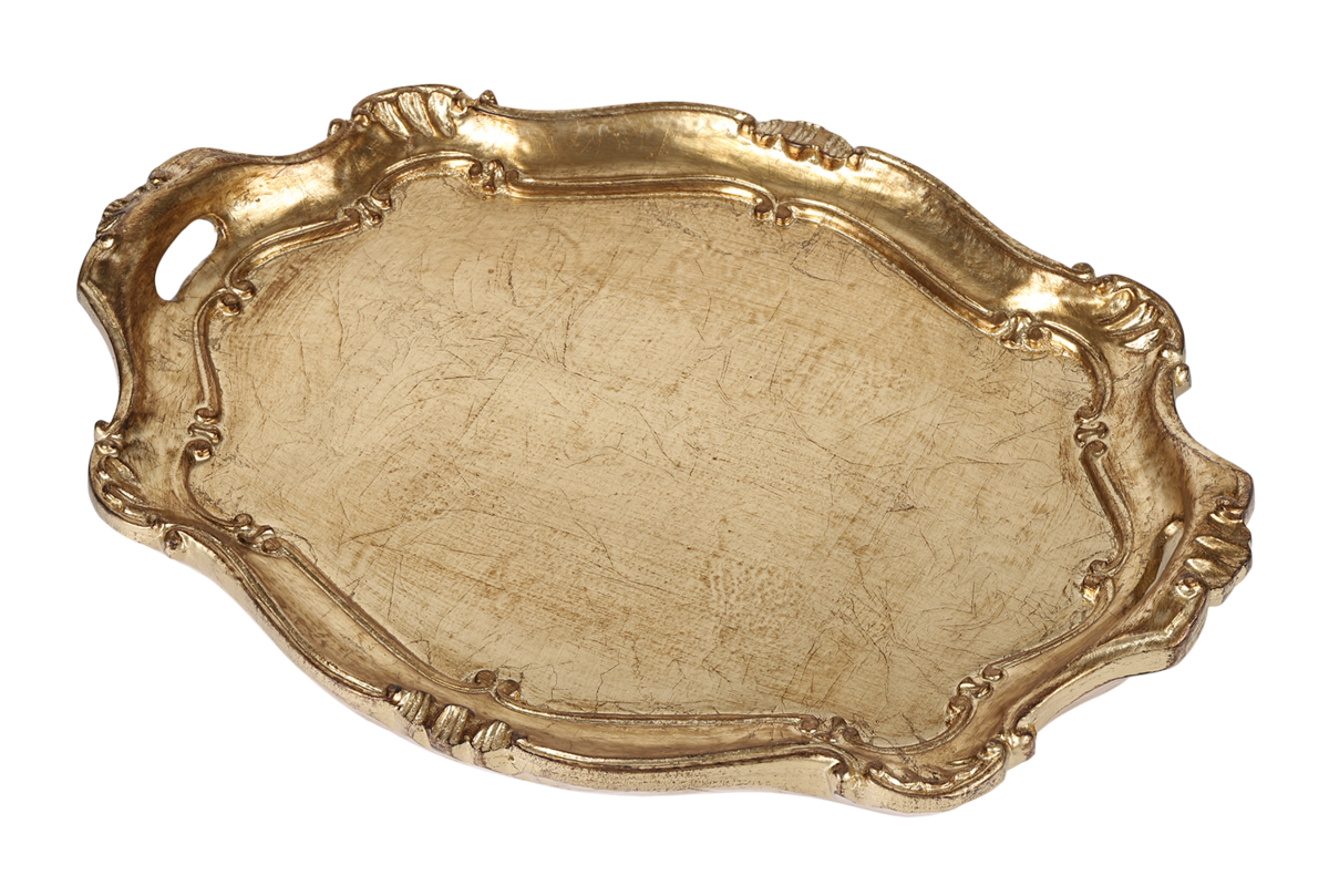 Italian Vintage Style Tray (GOLD、SILVER) | Materia CASA