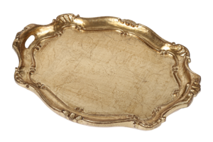Italian Vintage Style Tray (GOLD、SILVER)