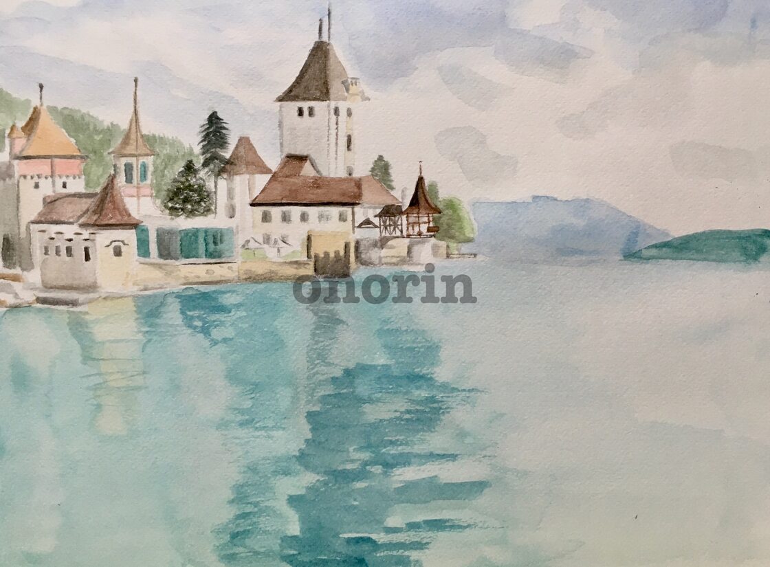 原画】スイスの風景 | PAY ID
