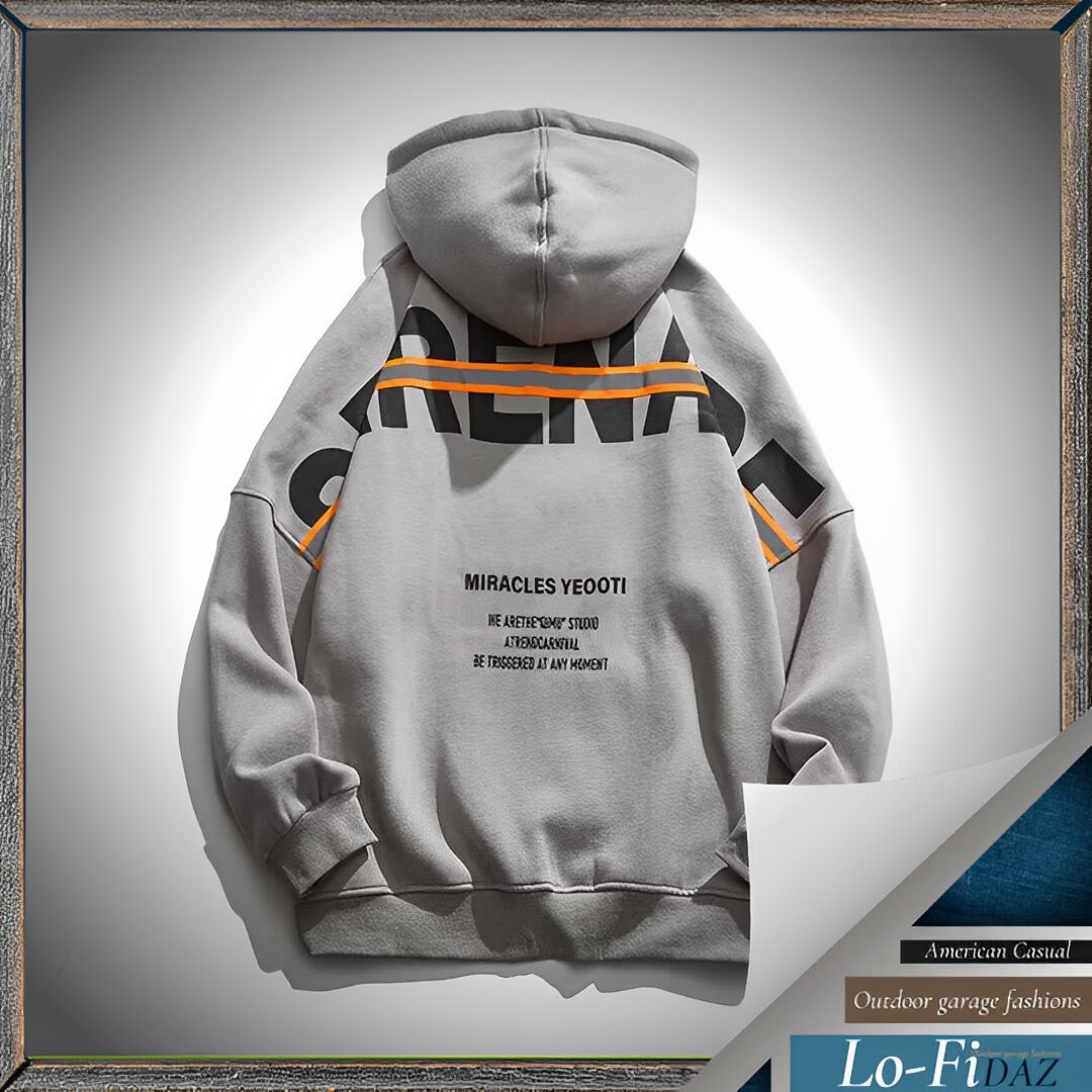 リフレクティブ プリントパーカー アメリカンスタイル 21070