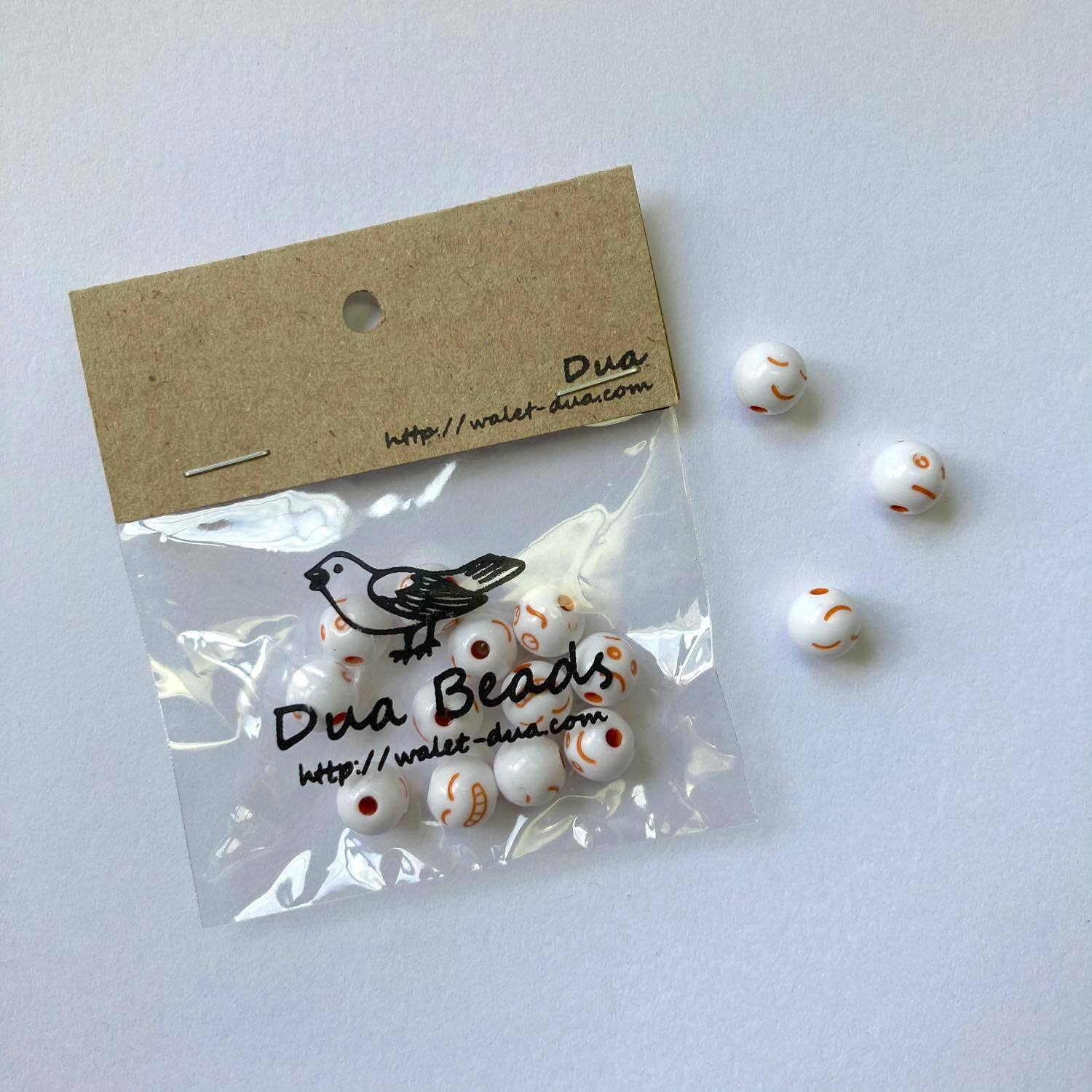 確認用ビーズ お顔ビーズパック（12p） | Dua-アクセサリーパーツショップ