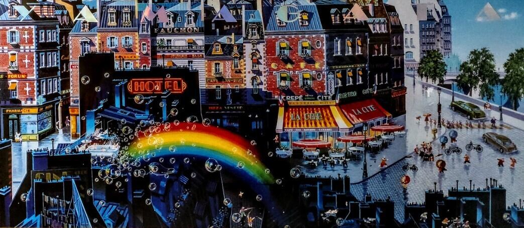 ヒロヤマガタ再値下げ❗️ ヒロ・ヤマガタ「バブル」 ポスター額装品