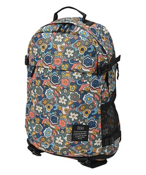 【在庫のみ】[キウ] 600D バックパック 600D BACKPACK リュックサック リュック 登山 キャンプ アウトドア 大容量 おしゃれ オシャレ お洒落 男女兼用 容量22L シューズ収納ポケット 靴 サイドファスナー 背面メッシュ 撥水 黒 白 迷彩 カーキ 無地 ネイビー 紺 赤 ベージュ ハッピーフラワー K111-523
