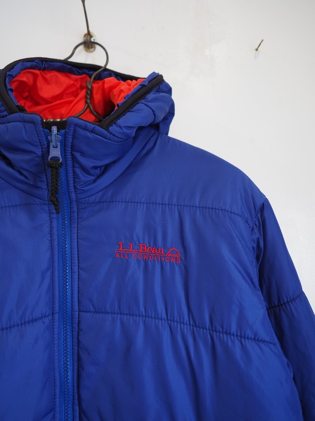 1990’s USA L.L.Bean Hooded Puffer Jacket／S