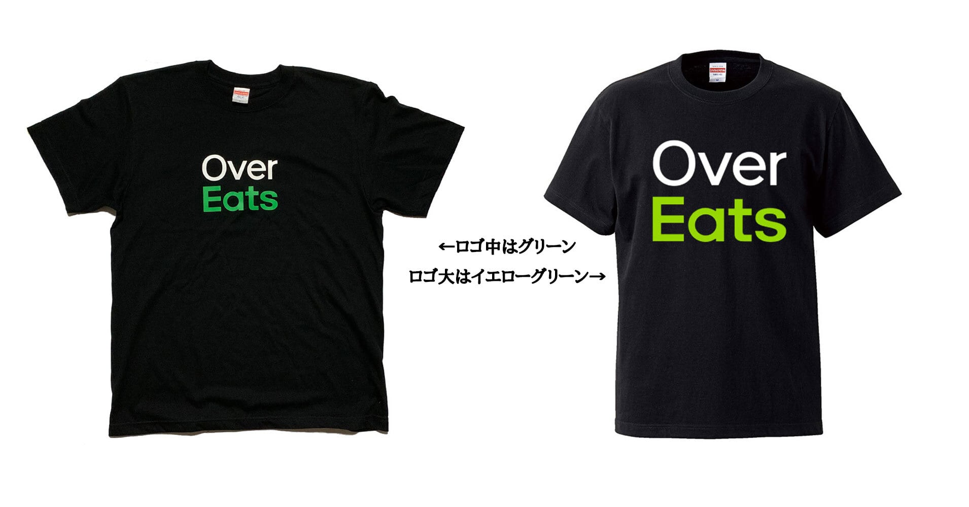 【希少】over print オーバープリント Tシャツ over eats