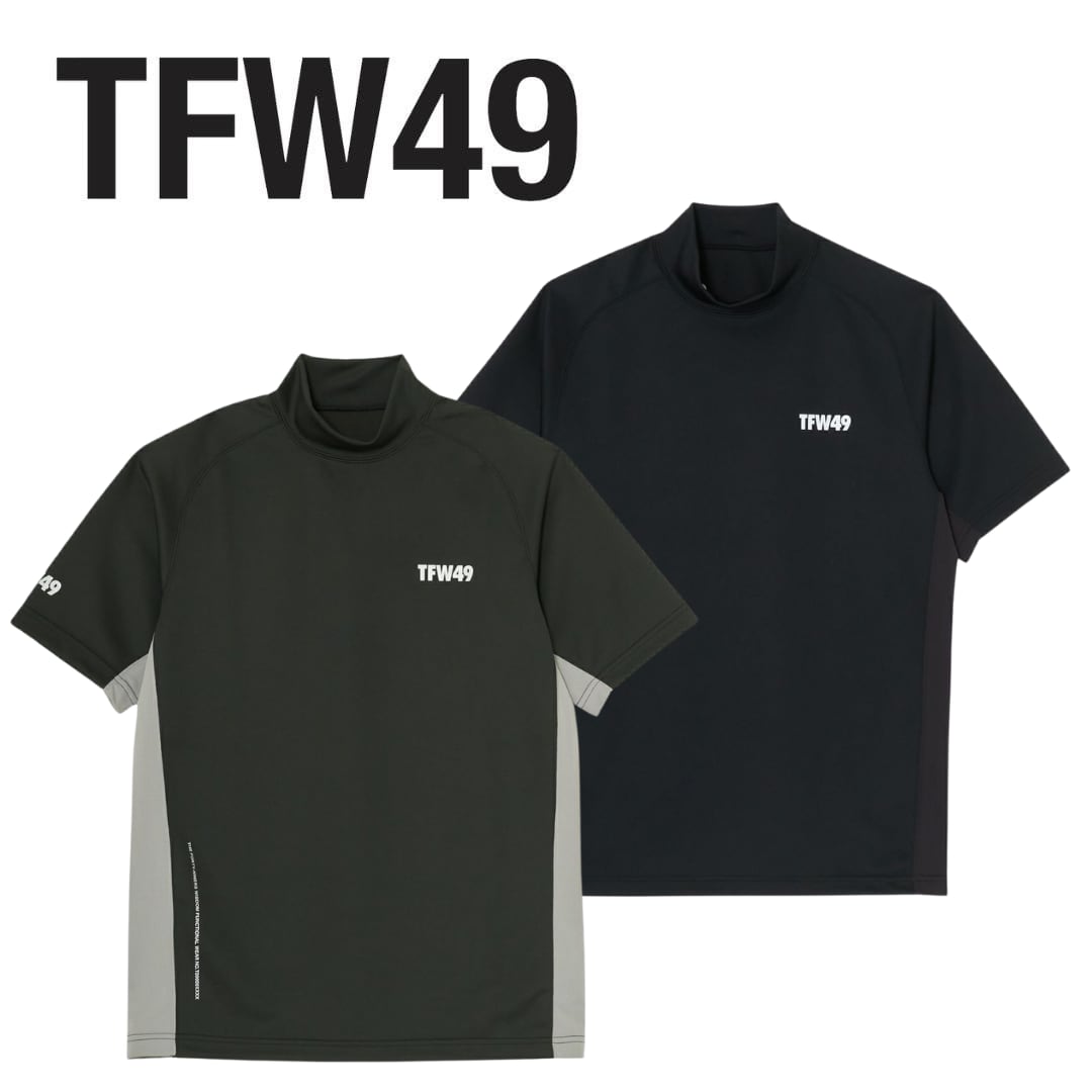 2024AW 【メンズ】 TFW49 junhashimoto SIDE MESH MOCKNECK T ゴルフ 